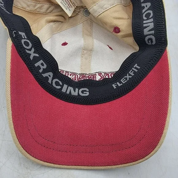 Fox Racing Kids Tan Hat Cap Motorcycles Motocross Casual Sports Walking